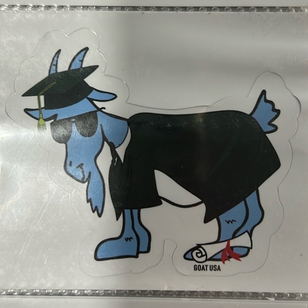 GOAT USA Graduation Goat Sticker